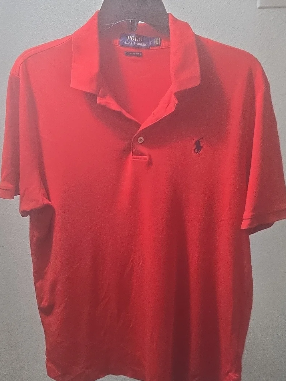 Ralph Lauren Men’s Red Polo with Embroidered Pony